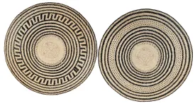 Jaycee Icara Palm Straw Placemat-set of 2