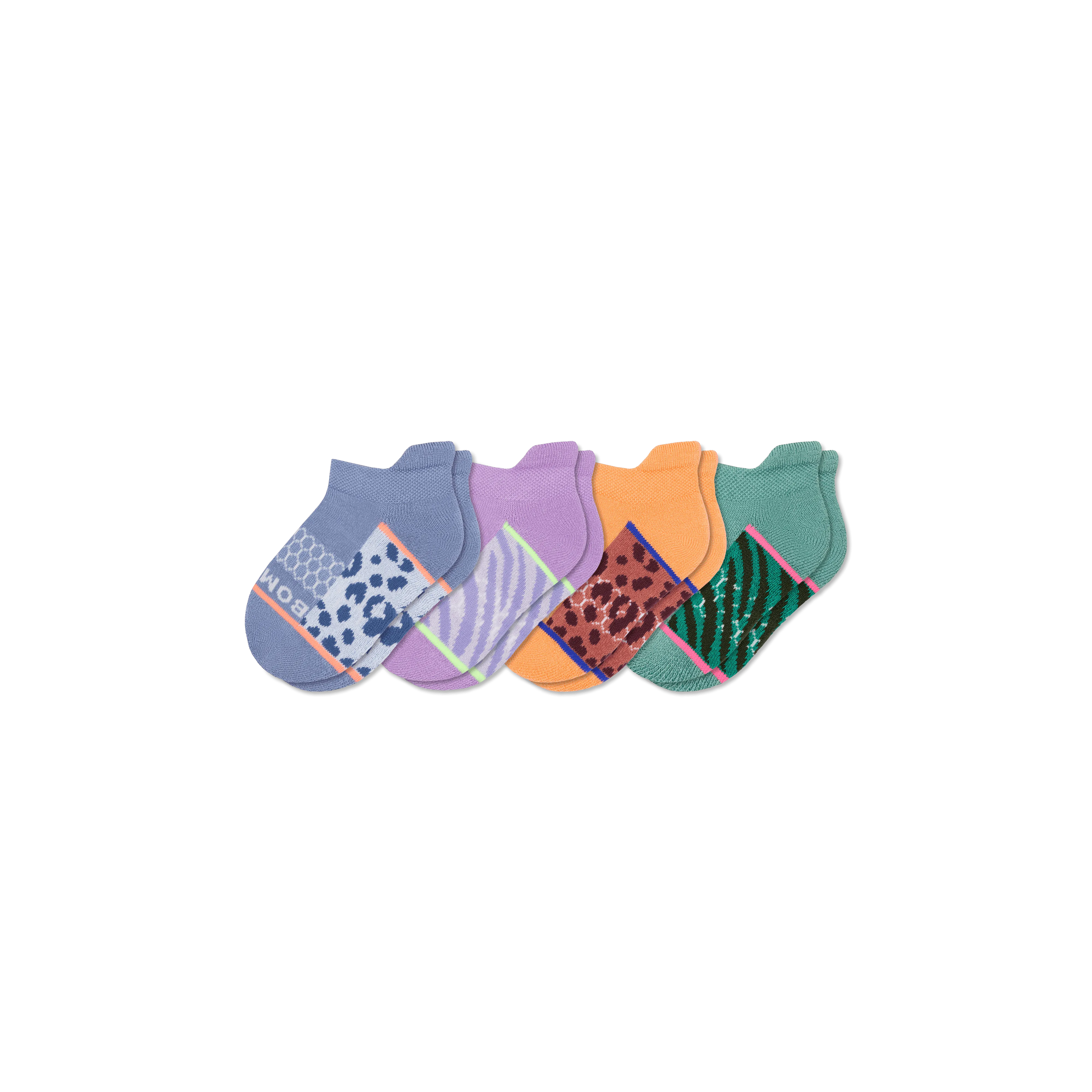 Junior Wild Wear Ankle Sock 4-Pack