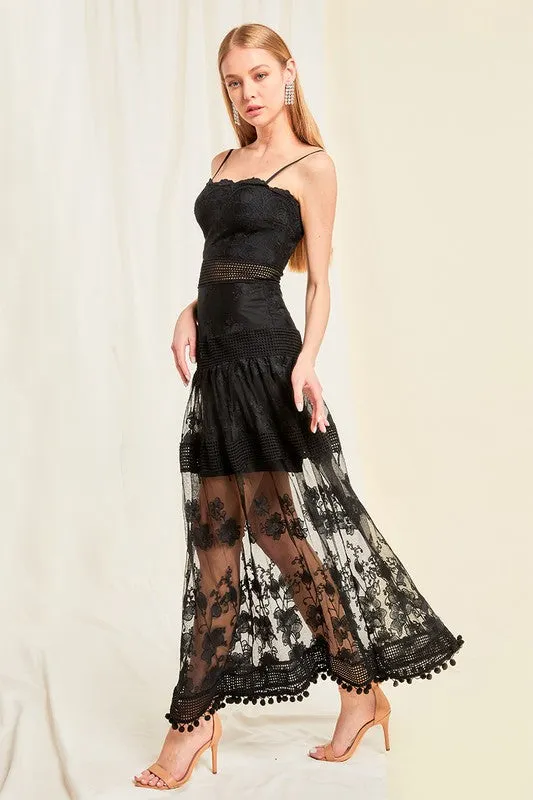 Kelly Midi Dress | Black