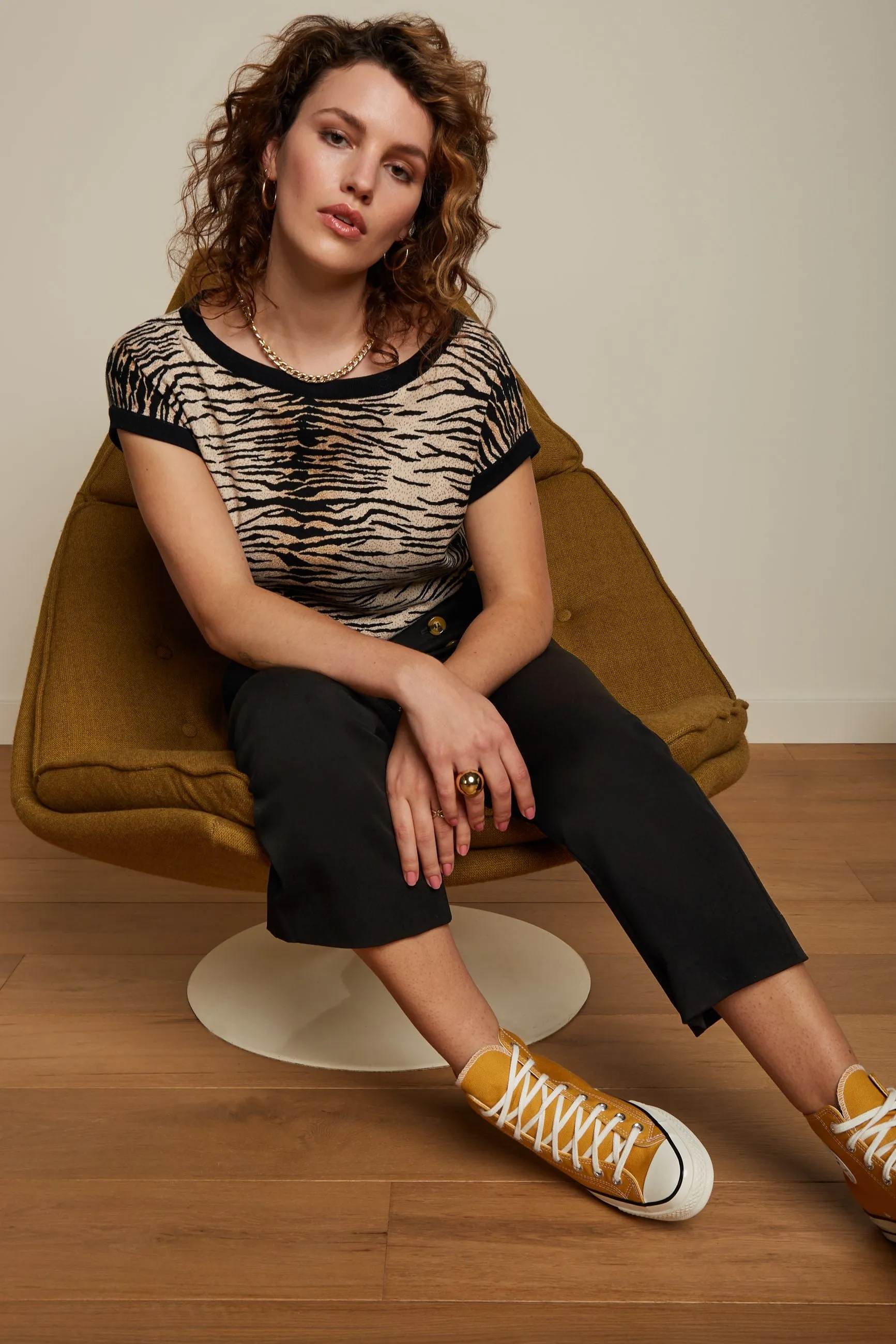 King Louie Boat Neck Top - Kallina