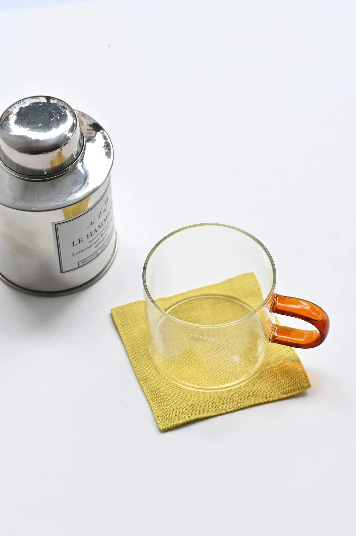 Linen Coasters - Citron