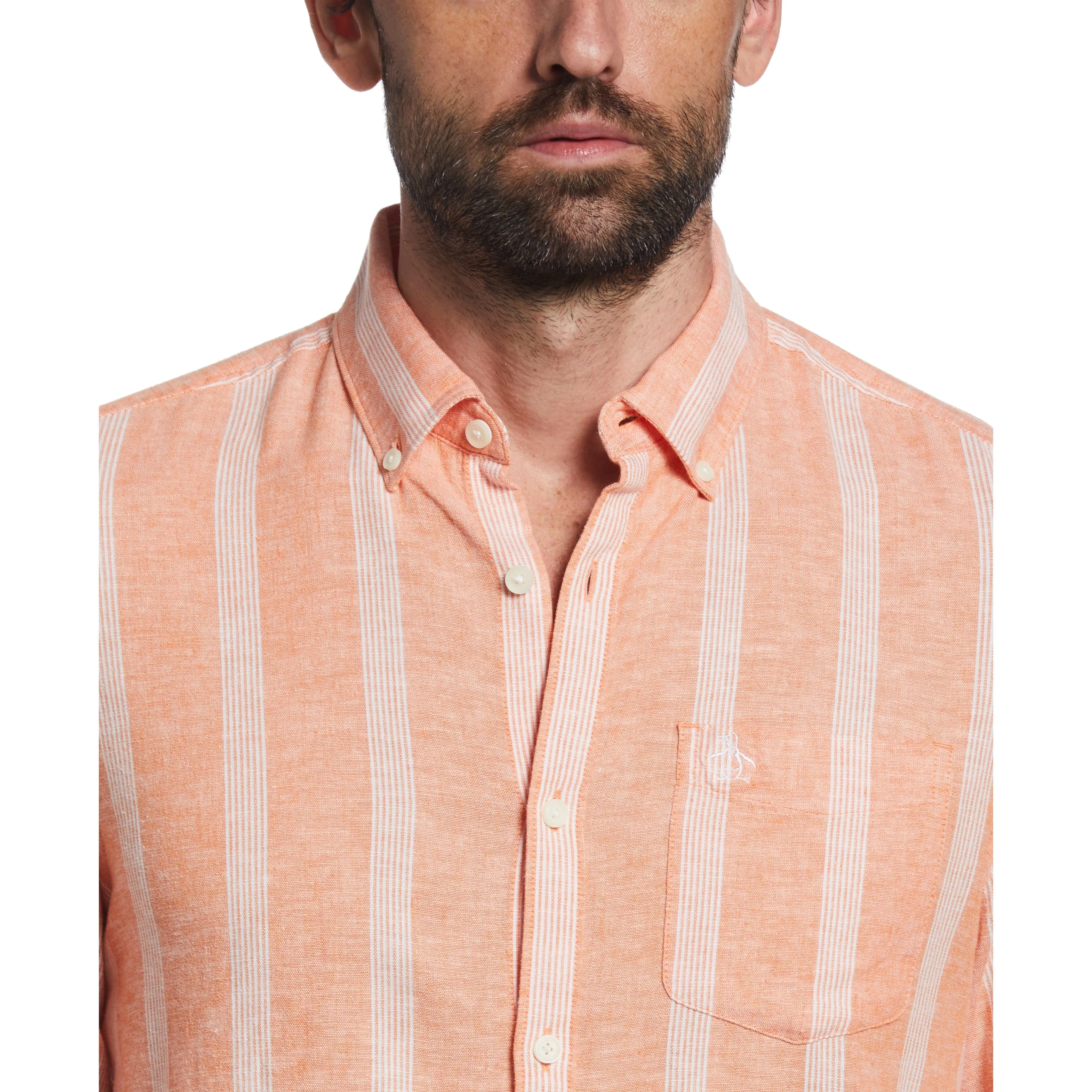 Linen EcoVero™ Blend Stripe Shirt
