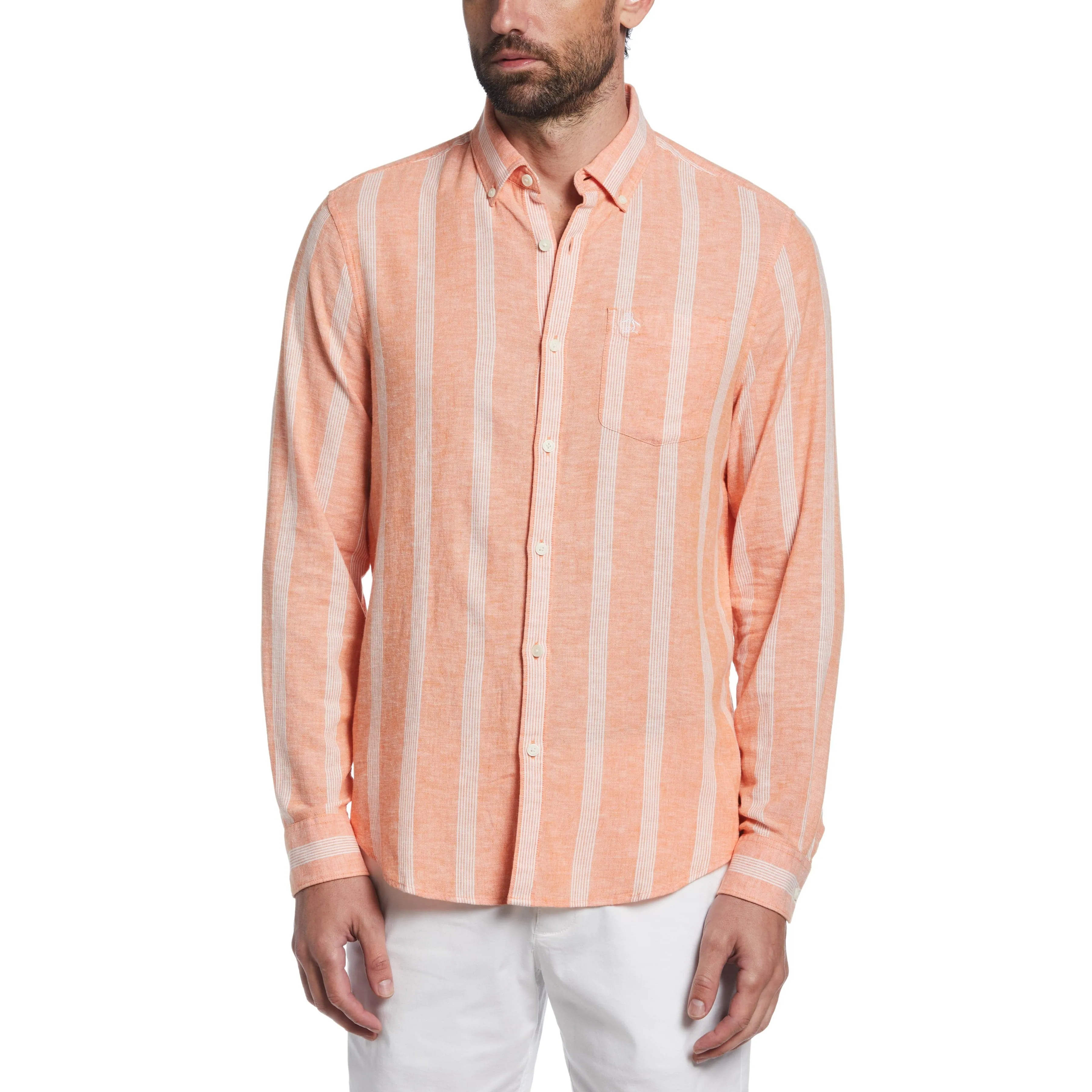 Linen EcoVero™ Blend Stripe Shirt