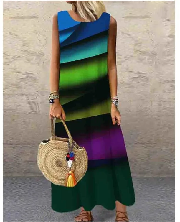 Long Summer Dress, Boho Dress For Women