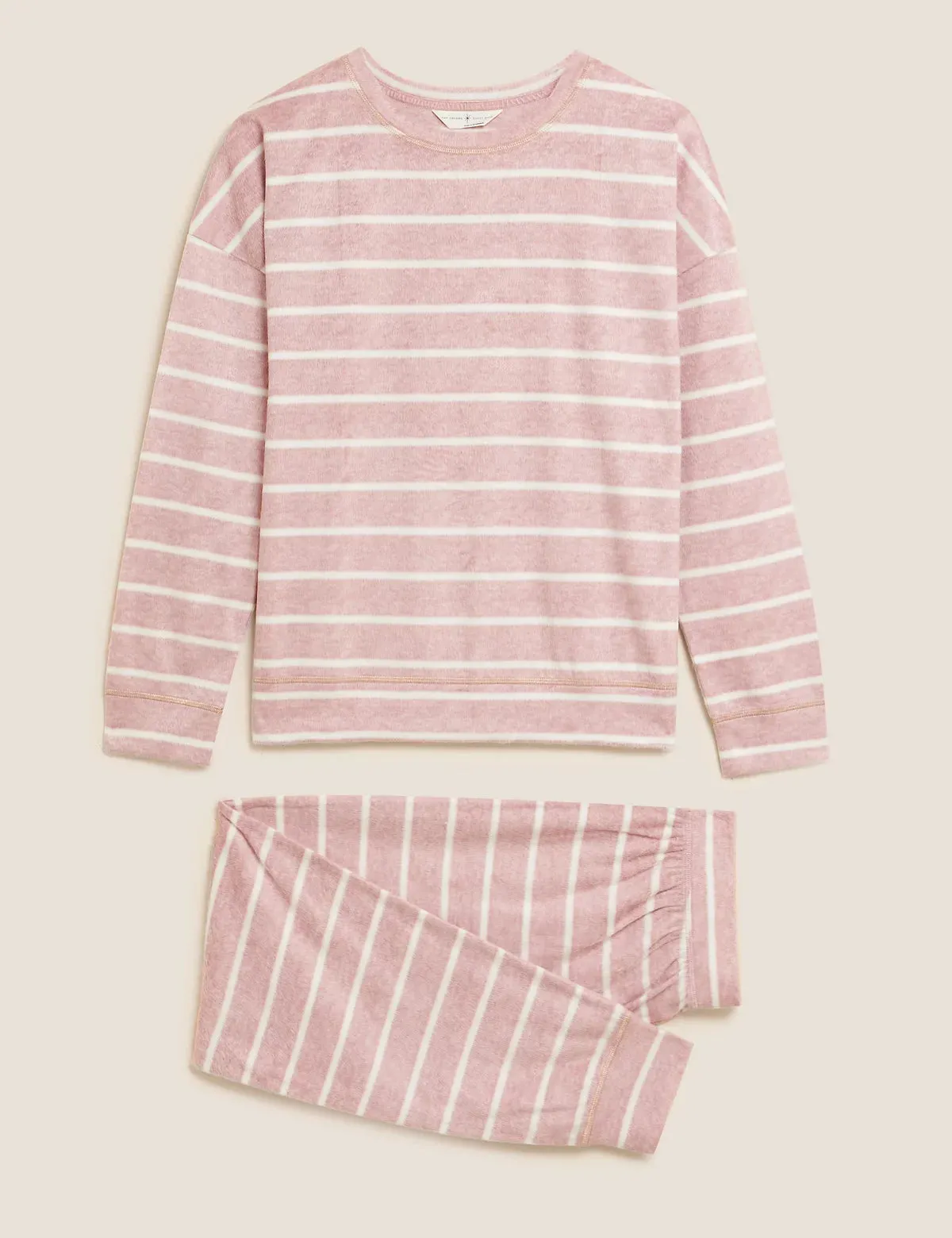 M&S Ladies Fleece 2 Pack Night Suit T37/4493F