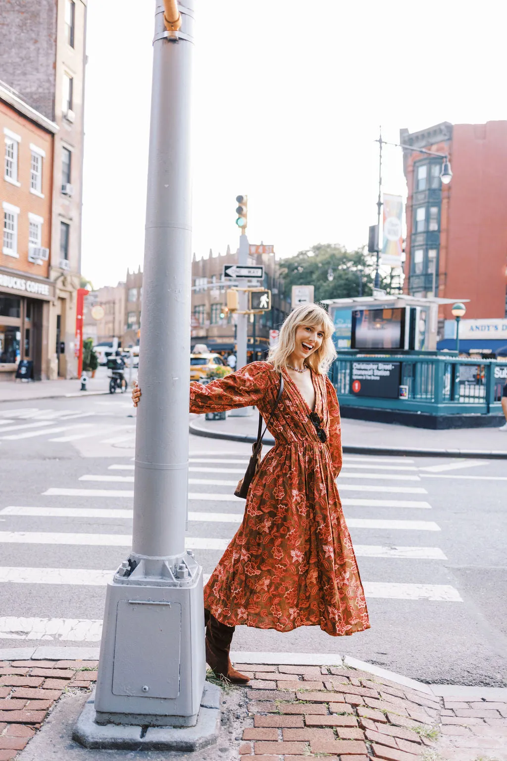 MASON'S DAUGHTER Julie Dress, Meadow Print