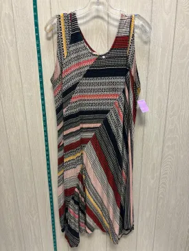 Multi-colored Dress Casual Midi Philosophy, Size 1x