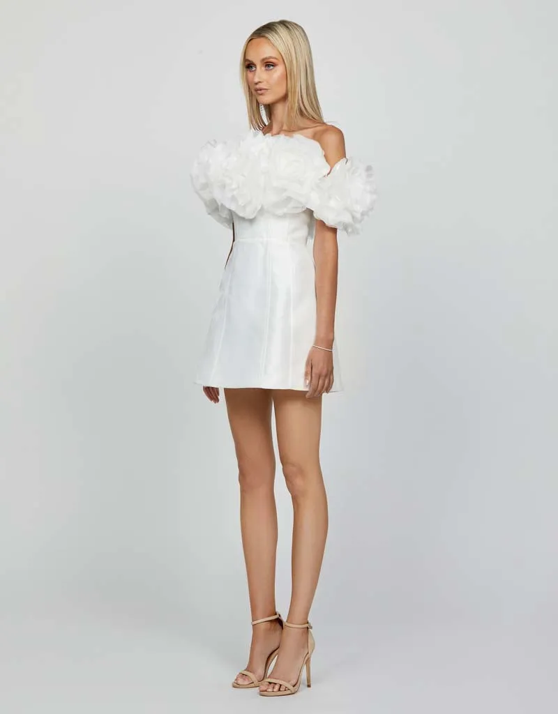 NIKKITA RUFFLE OFF SHOULDER MINI BL65D17S