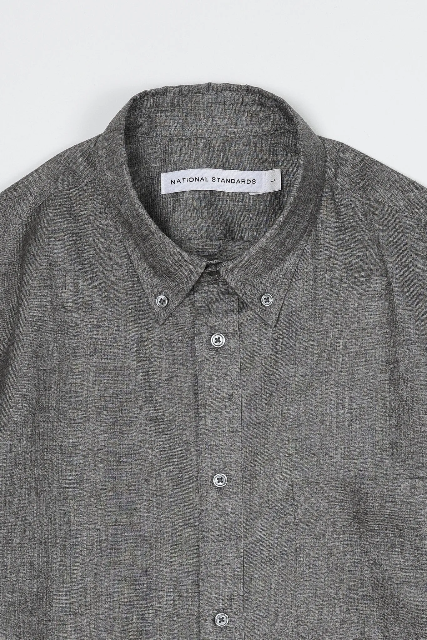 NS1146-83 Japanese Easy Linen in Melange Grey