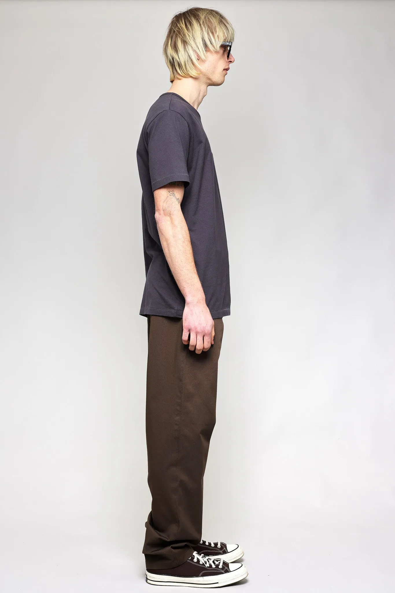 NS2168-4 Base Jersey Pocket Crew in Blue