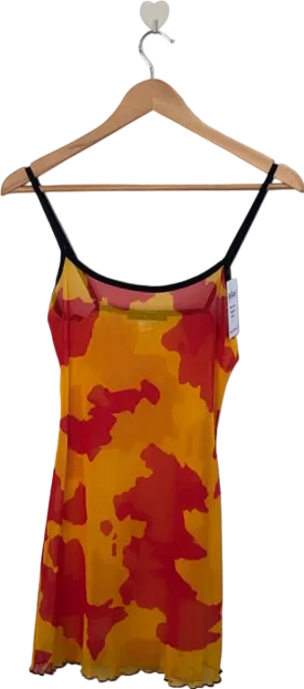 One By One Multicolour Camouflage Print Camisole Top Size W8