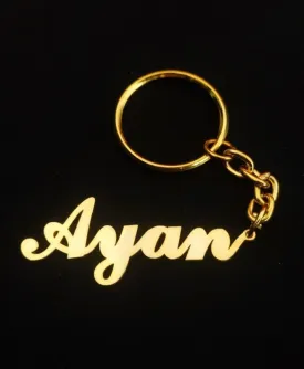 Plain Name Keychain