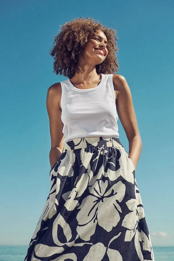 Saint Tropez Aster Tank Top - Bright White