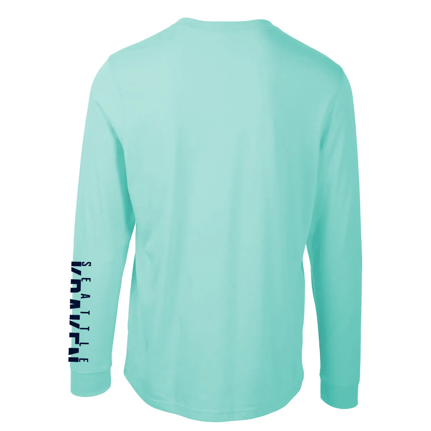 Seattle Kraken Ice Blue Oscar Circle Anchor Long Sleeve Tee