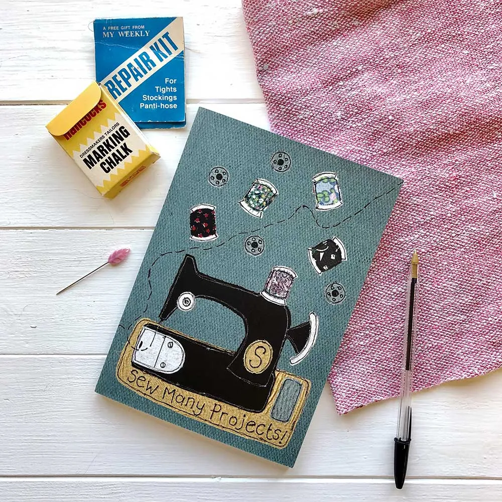 Sewing A5 notebook