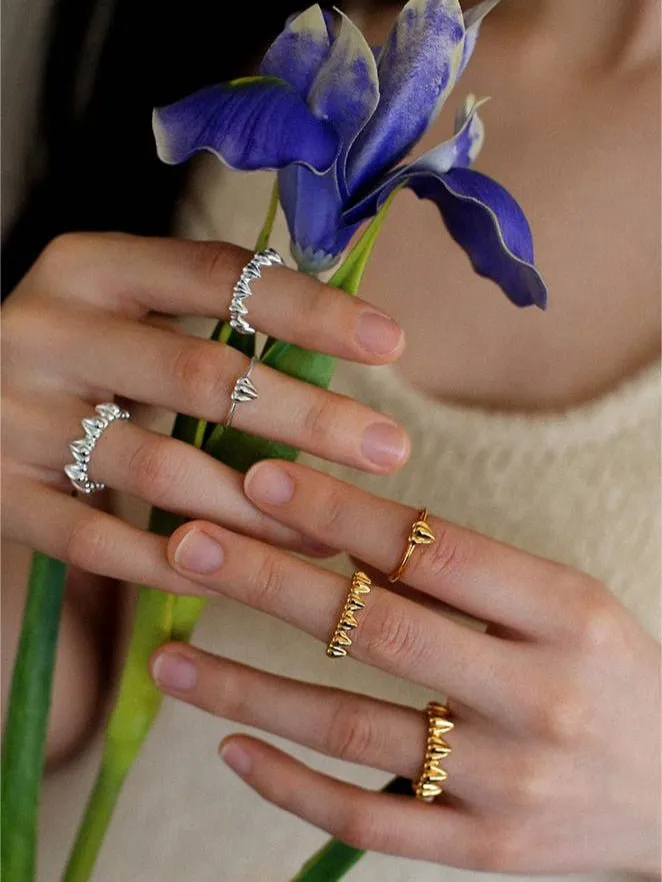 Single Love Heart Ring