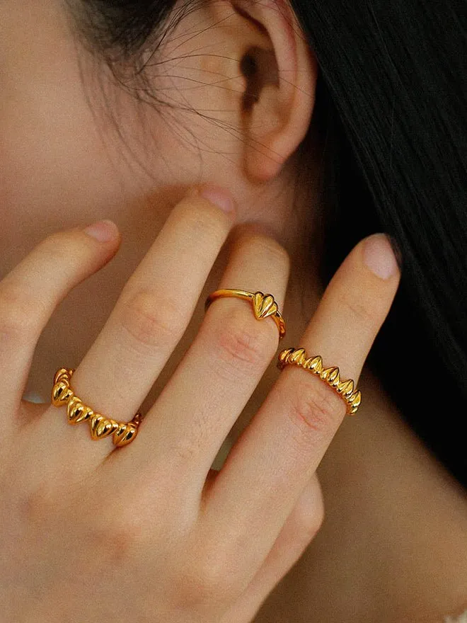 Single Love Heart Ring