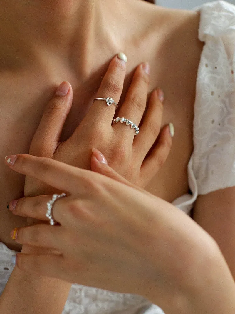 Single Love Heart Ring