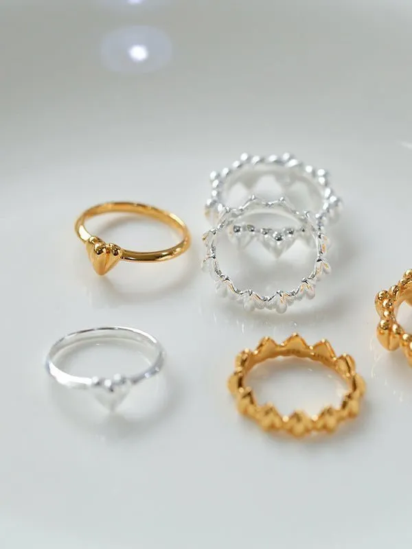 Single Love Heart Ring