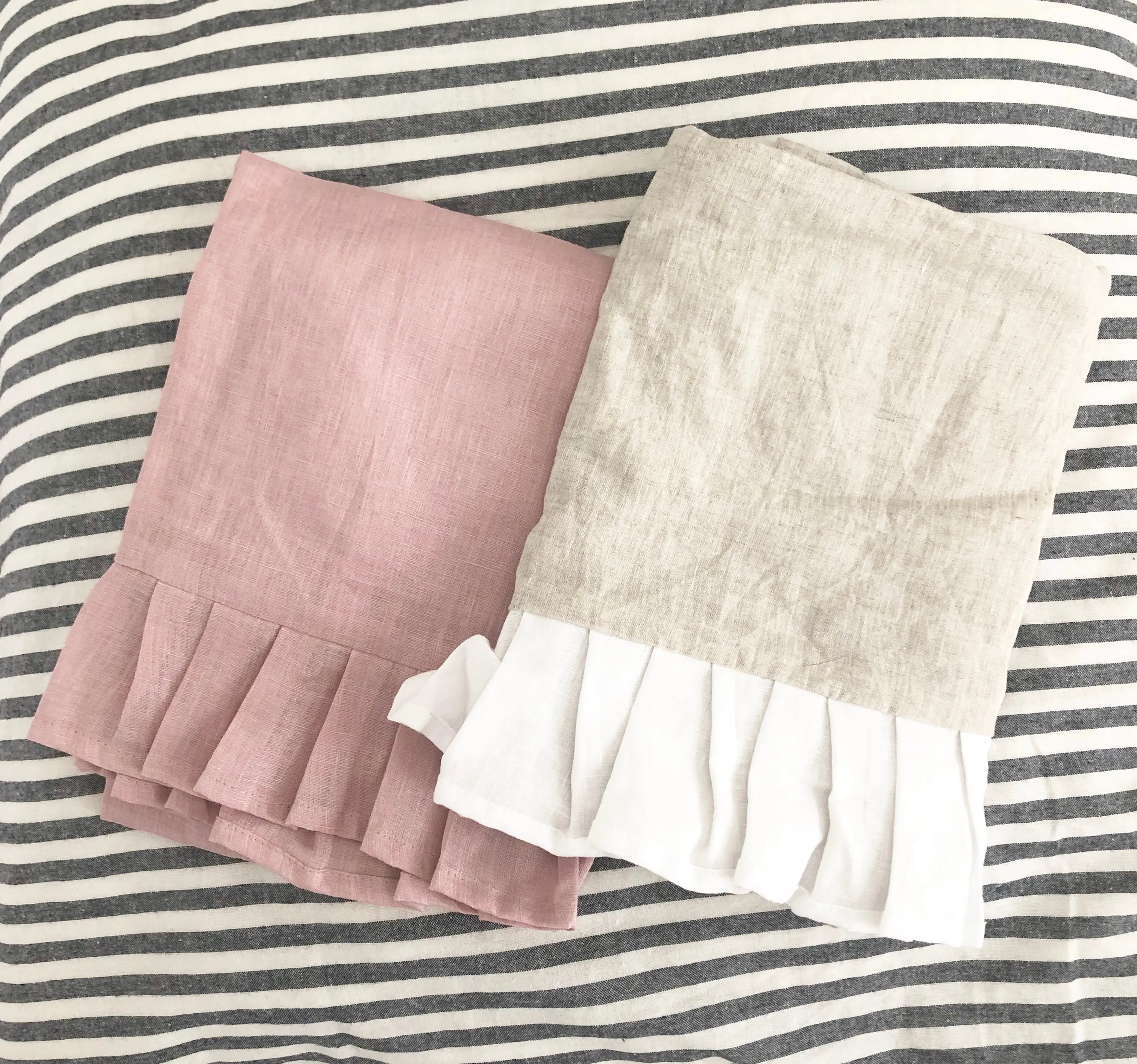 Standard 100% Linen Pillow Case Set