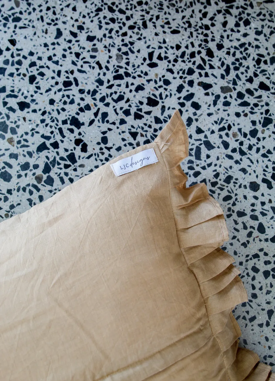 Standard 100% Linen Pillow Case Set