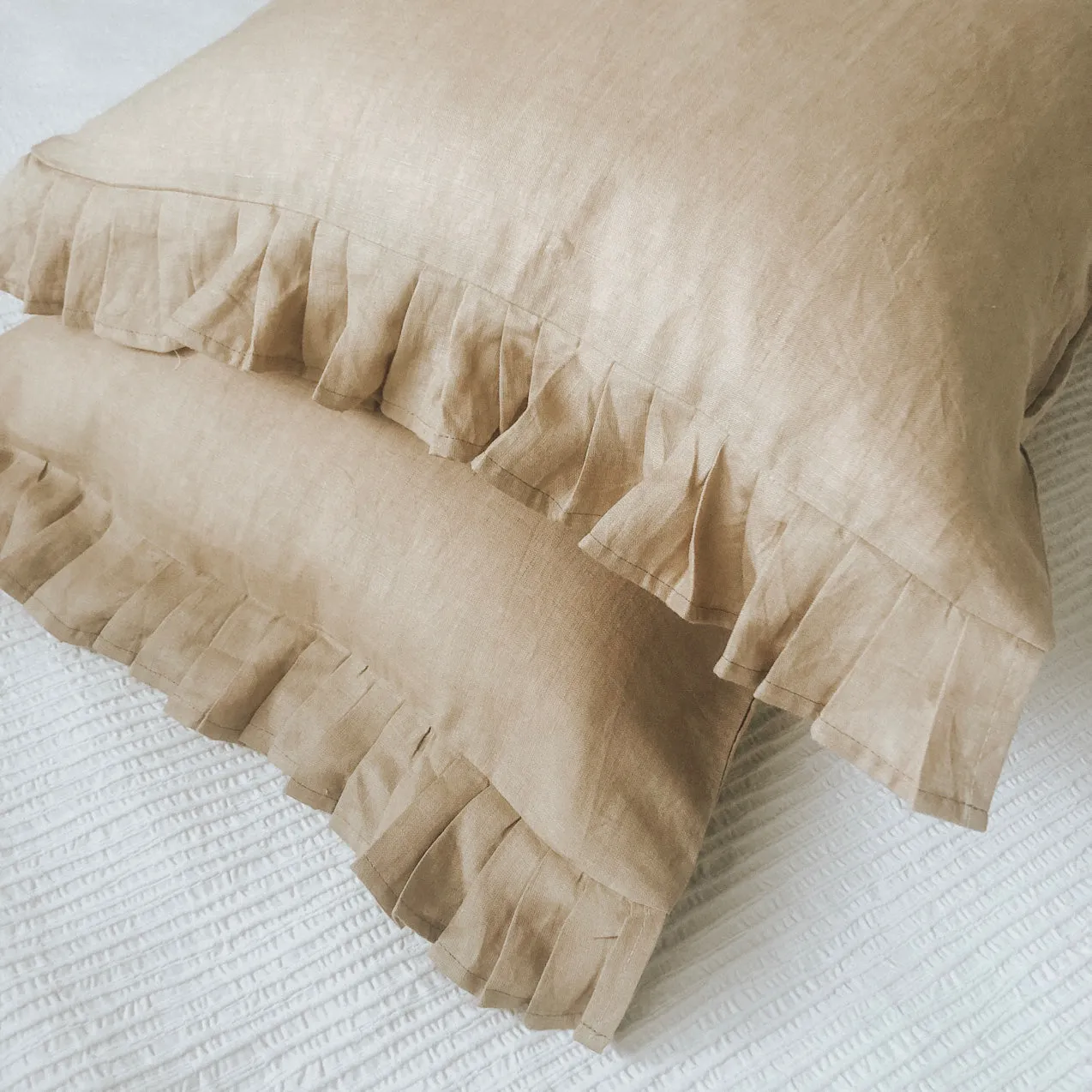 Standard 100% Linen Pillow Case Set