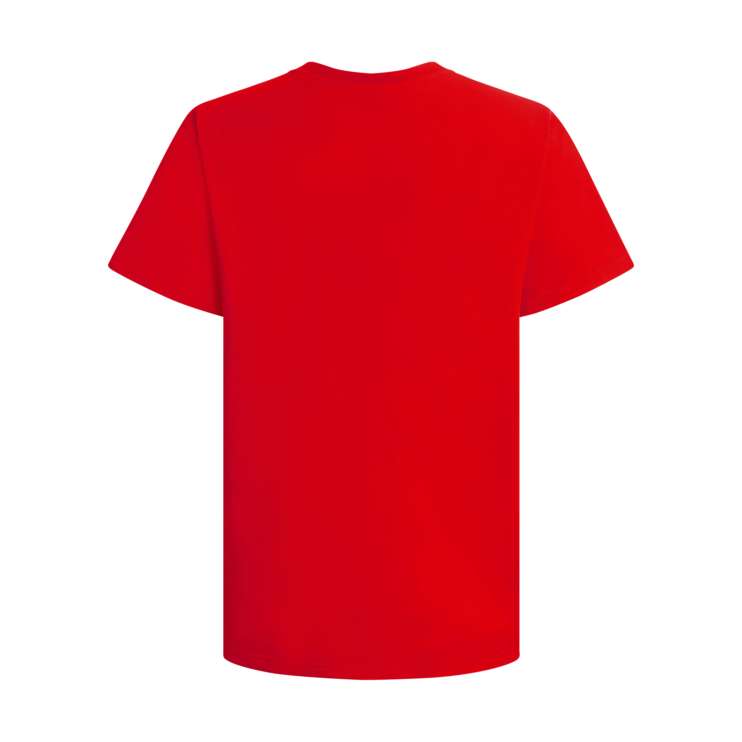 THE SUEDE LOGO TEE-RED