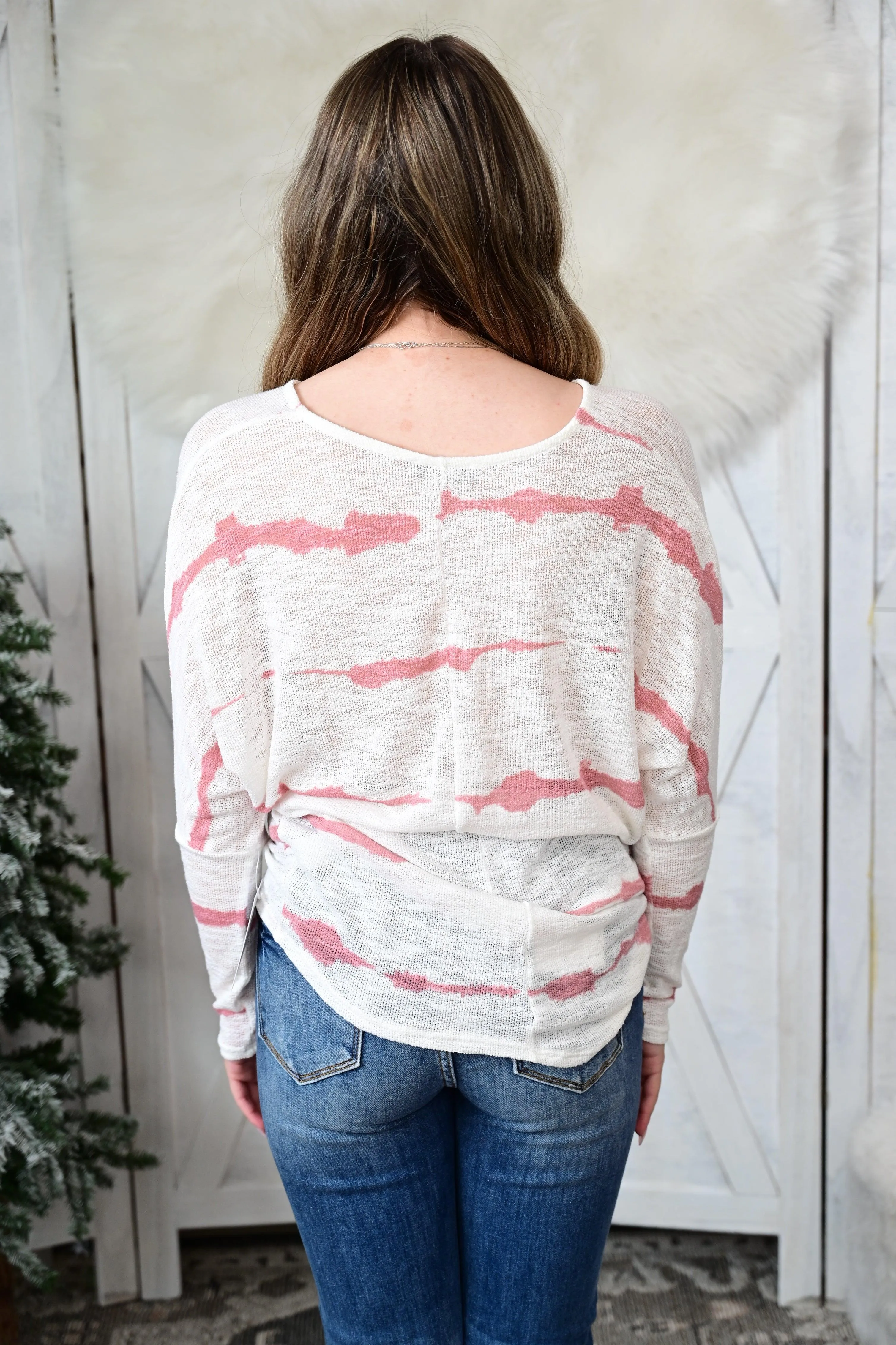 Tie Dye Dolman Sleeve Top