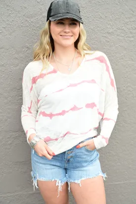 Tie Dye Dolman Sleeve Top