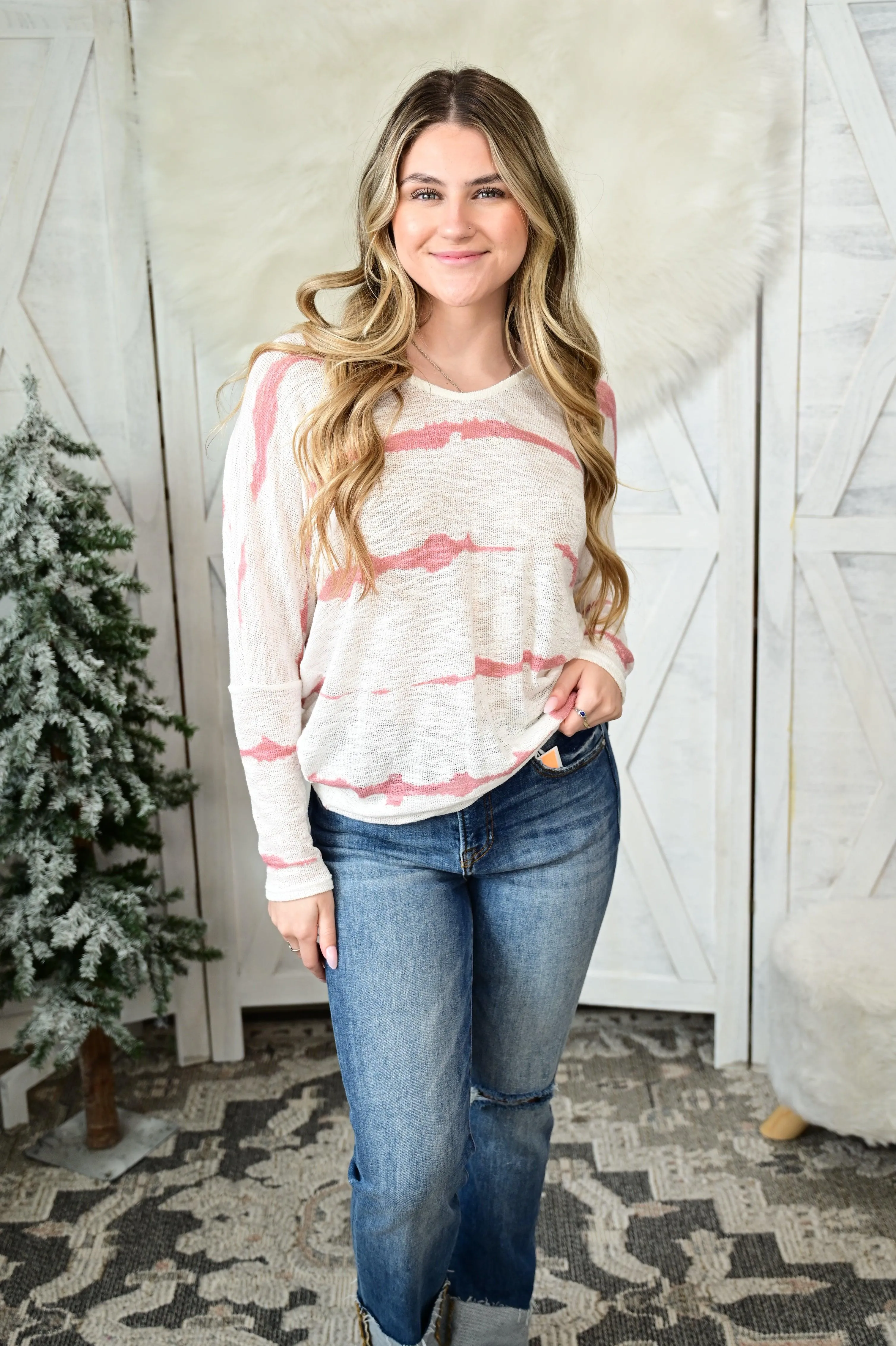Tie Dye Dolman Sleeve Top