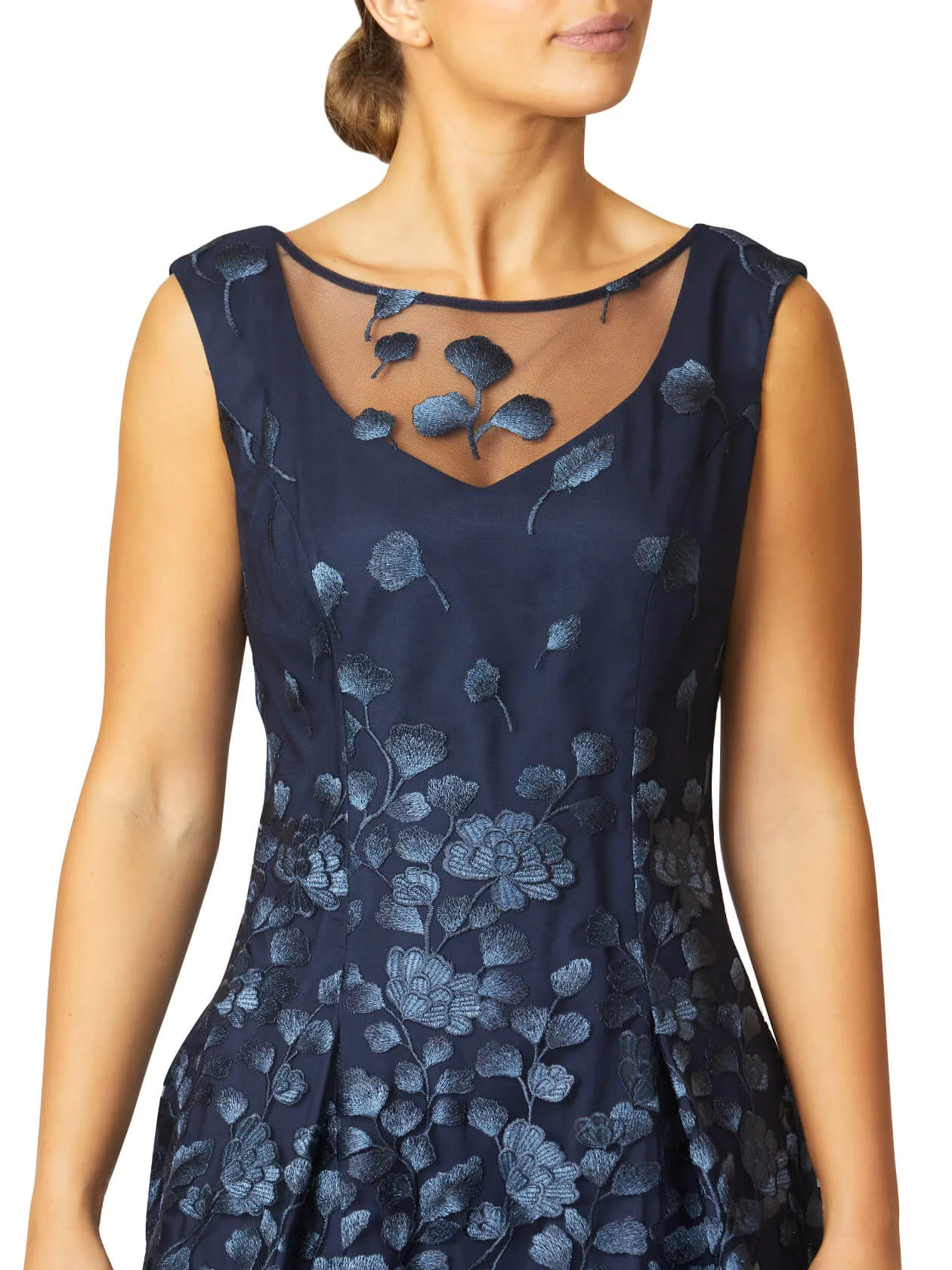 Titania Navy A-Line Dress