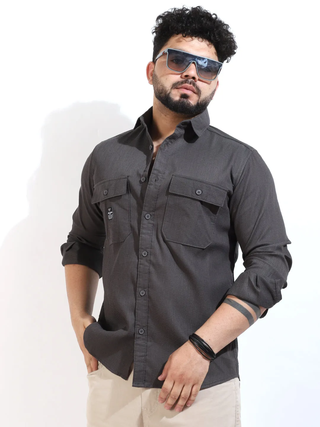 Triosnap Dark Grey Shirt