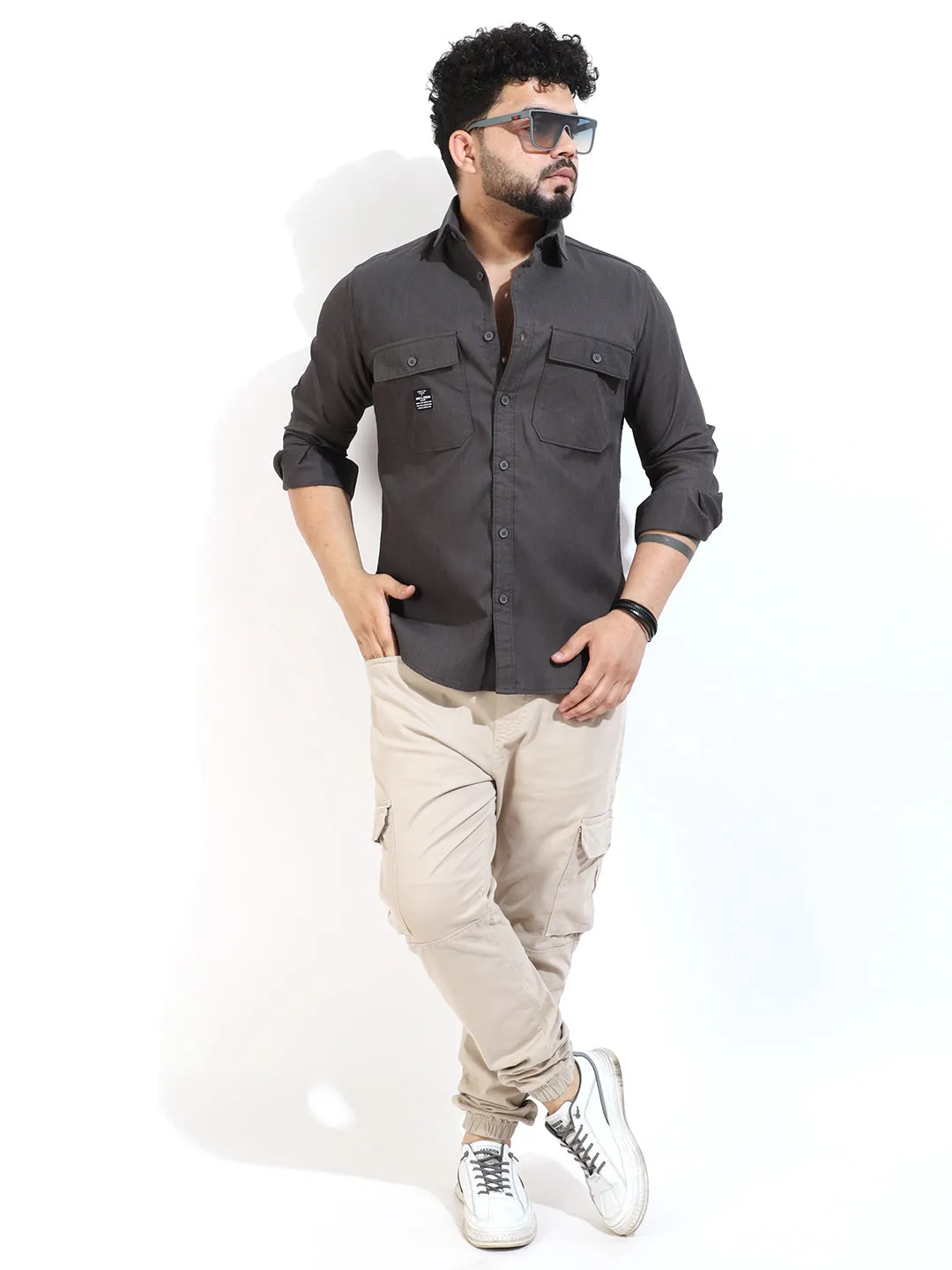 Triosnap Dark Grey Shirt