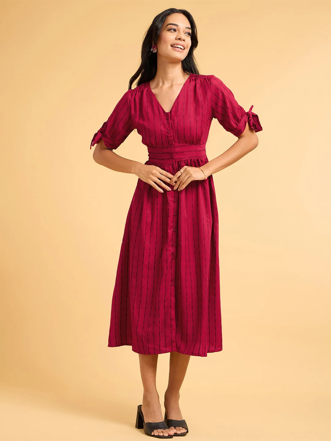 Whispers of Wilderness Fit And Flare Dress