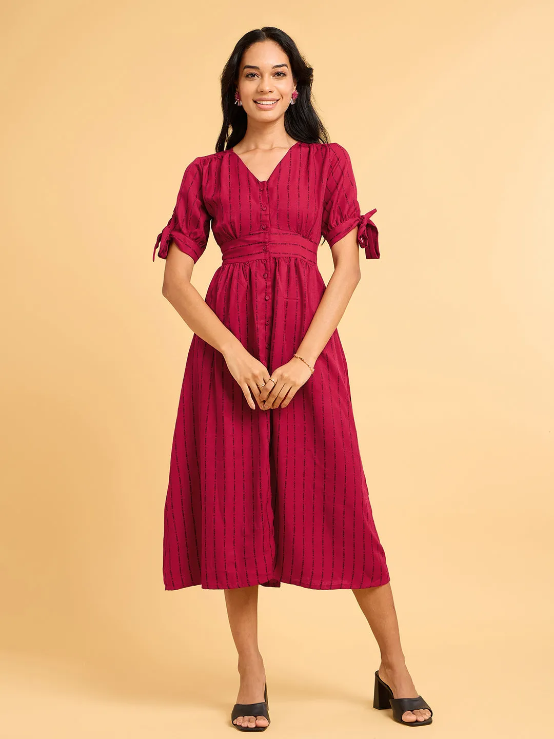 Whispers of Wilderness Fit And Flare Dress