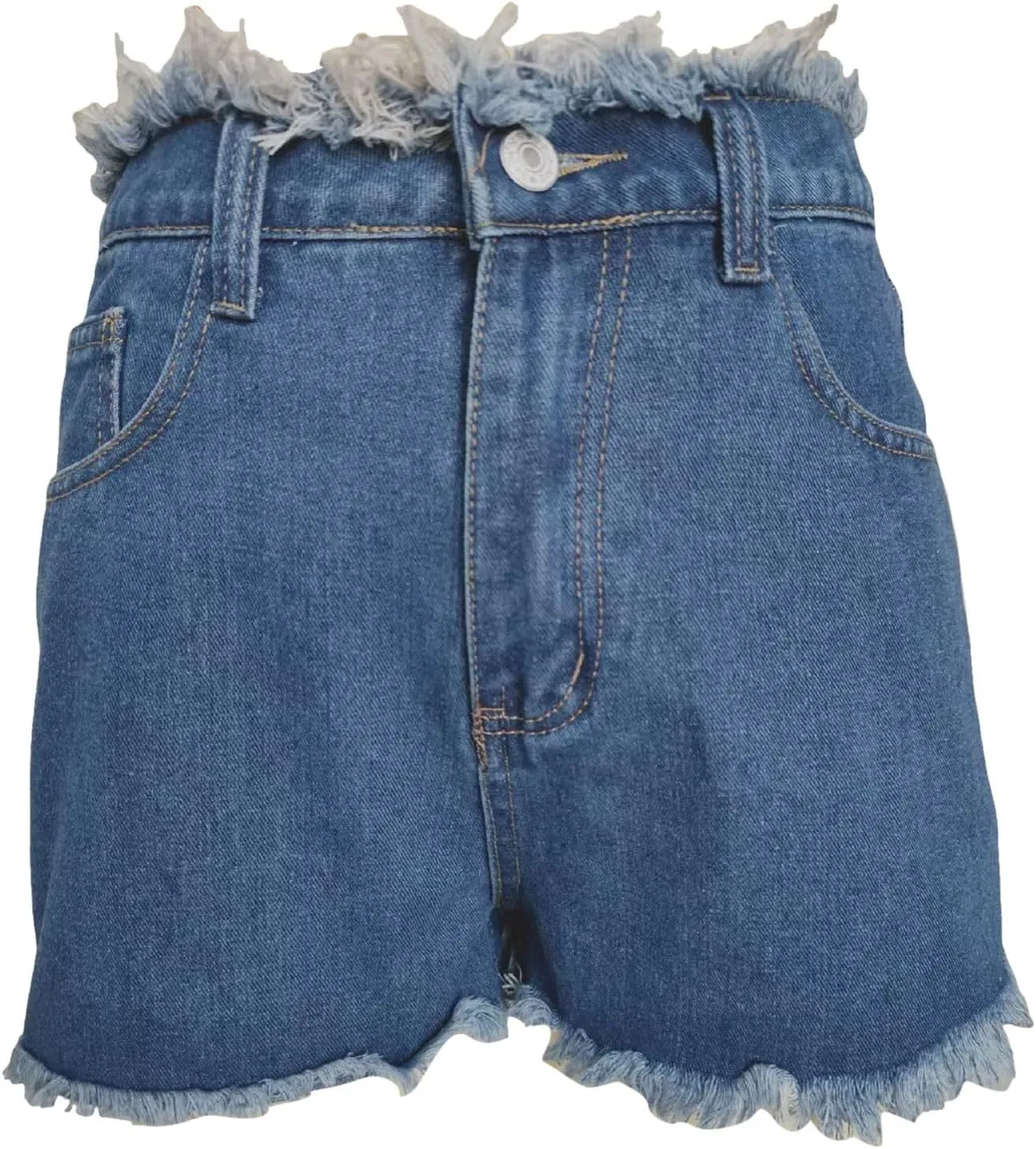 Women Jean Shorts Denim Skort Sexy High Waisted Button Up Tie Side Asymmetrical Short Mini Skirt Bathing Suit Shorts