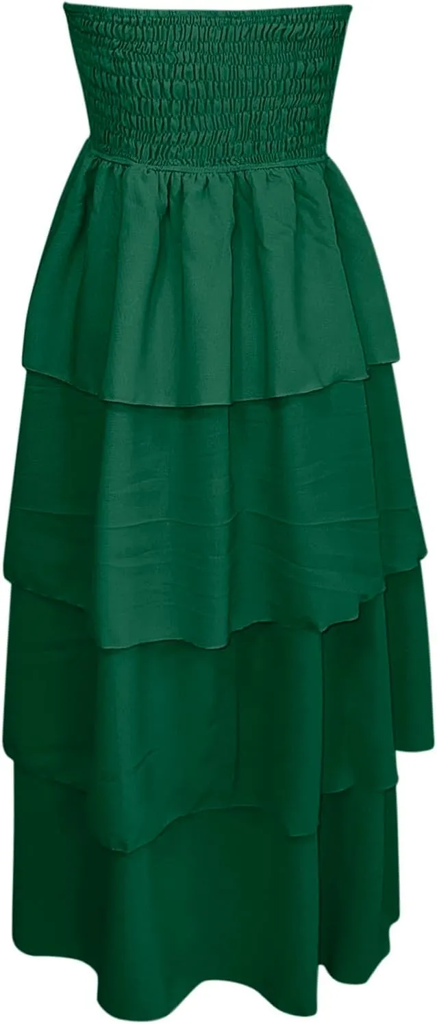 Women's Sexy Tank Top Maxi Long Dress Casual Sleeveless Summer Beach Dress