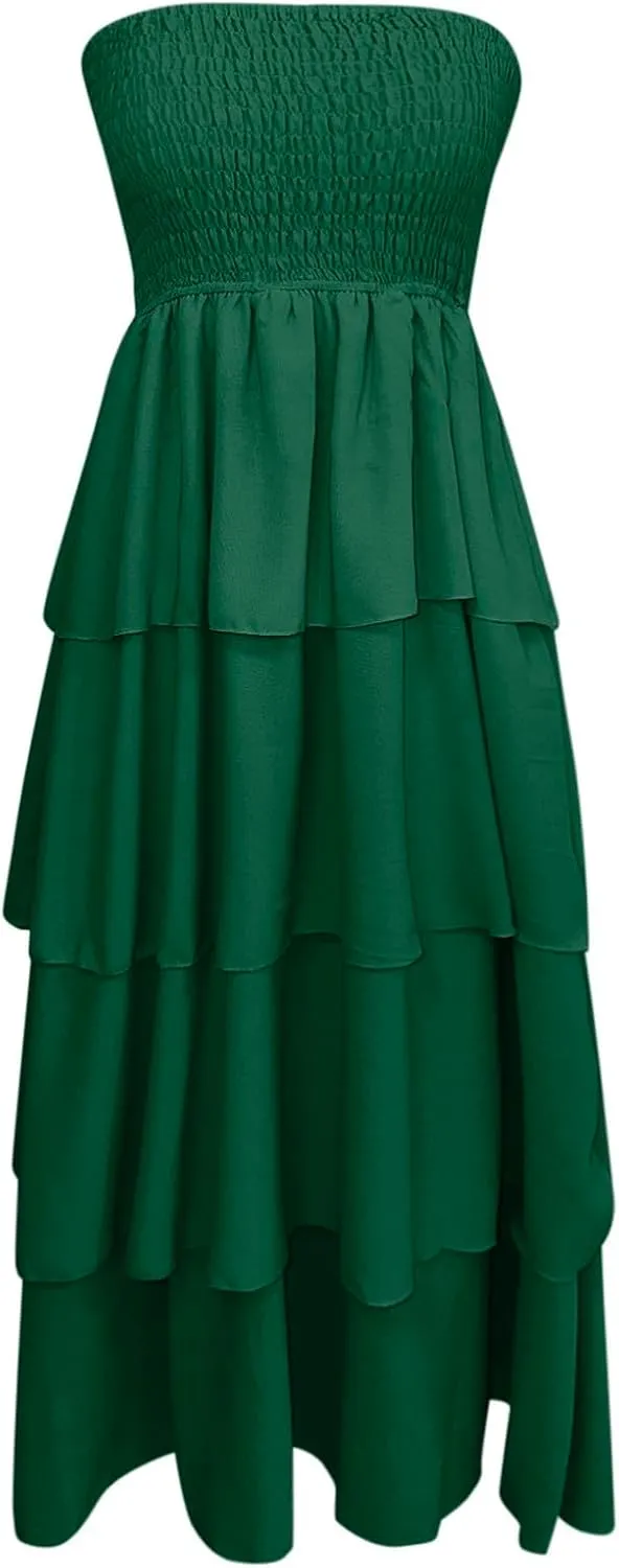 Women's Sexy Tank Top Maxi Long Dress Casual Sleeveless Summer Beach Dress